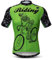 Radtrikot Männer Fahrradbekleidung Fahrrad Jersey Top Bergstraße MTB Jersey Shirt Kurzarm Team Sportbekleidung grünes Reiten Größe L