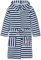 Playshoes Unisex Kinder Fleece-Bademantel Morgenmantel, Ringel, 98/104