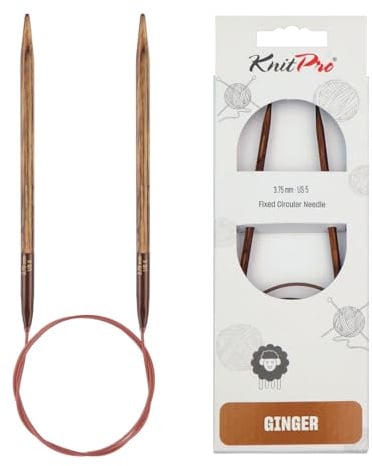KnitPro Ginger Fixed Circular Needles 40 (100cm) | 3.75mm