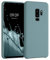 kwmobile Hülle kompatibel mit Samsung Galaxy S9 Plus Hülle - Silikon Handy Case - Handyhülle weiche Oberfläche - kabelloses Laden - Arctic Night