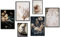 myestado - Premium Poster Set Bilder Wohnzimmer Modern Schlafzimmer Bild für Ihre Wand - ohne Bilderrahmen - 4 x DIN A3 & 2 x DIN A4 Bilder Set - ca. 30x42 & 21x30 » Flowers «