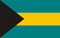 DRAPEAU DES ÎLES BAHAMAS. QUALITÉ SATIN 90D. DIMENSION 150X90