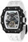 TSAR BOMBA Montre de Luxe pour Homme Automatique Étanche à 50 m Mouvement Mécanique Japonais Tonneau Boîtier en Acier Inoxydable Verre Saphir Montre Visage Cool Unique Mode Cadeau Homme
