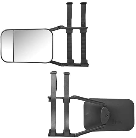 2 Stück Caravanspiegel Wohnwagenspiegel Aufsetzspiegel PKW Spiegel Universal DUO