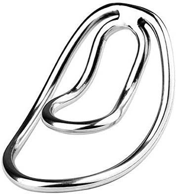 Jixaxe Edelstahl Penisring Ovaler Hodenring Hodensack Ball Stretcher Metall Ballstretcher Cock Ring Penis Ring Hoden Ring Bondage Hodenstretcher Keuschheit Sexspielzeuge Für Männer