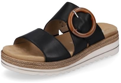 Remonte Damen D0Q51, Frauen Slipper,lose Einlage,Pantoletten,Slip on,Freizeitschuhe,Schlupfschuhe,schluepfschuhe,Slides,Slip-ons,schwarz (00),36 EU