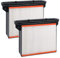 PRIMEBAG - Filtersatz Polyester Filterkassetten kompatibel mit Eibenstock DSS 25 A/M, DSS 35 M iP, DSS 50 A/M, DSS 1225 A, DSS 1250 - Kassetten-Filter für Industriesauger - Bestleistung beim Saugen