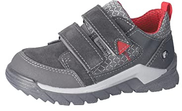 RICOSTA Jungen Low-Top Sneaker MARV,Kinder Halbschuhe,WMS:Mittel,lose Einlage,Sympatex,Sportschuhe,Freizeitschuhe,Asphalt/Graphit (490),31 EU