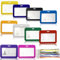 Porta Badge Plastica, 10 Pezzi DI Carte D'identità Titolare Orientamento Orizzontale, Porta Badge In Plastica Porta Badg, Porta Badge con Cordino, Badge e Portabadge per Carta di Ufficio ID