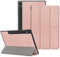 DINGGUAGUA Custodia per Samsung Galaxy Tab S9 11 Pollici 2023 SM- X710/X716B/X718U Tablet,Cover con Funzione Supporto,Oro rosa