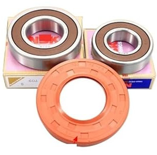 For lavatrice a tamburo Electrolux Guarnizione dell'acqua (37 * 66 * 10 * 12) + cuscinetti 2 pezzi (6205 6206) Guarnizione dell'olio Parti dell'anello di tenuta