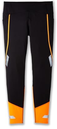 BROOKS 221693068 Run Visible Tight 2.0 Leggings Damen Black/Fluoro Flash Größe 30