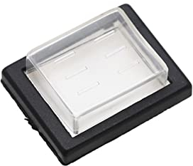 Wippschalter 5 Stück KCD4 Wippschalter Netzschalter Selbstverriegelung 2 Positionen 4 Pins mit Licht 15A 250VAC/20A 125VAC 32 * 25mm Microswitch (Color : Waterproof Cap 5pcs)