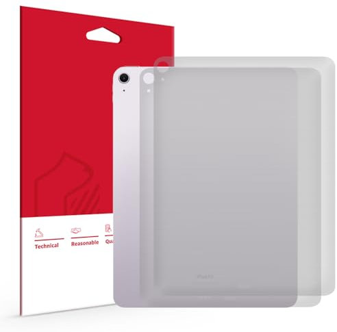 skoko [2 Stück] Transparente matte Rückseite Schutzfolie für iPad Air 11 Zoll M2 M3 6-7. 2024-2025/11 Zoll 5/4. Generation, hüllenfreundlich, ähnlich wie TPU-Displayschutzfolie