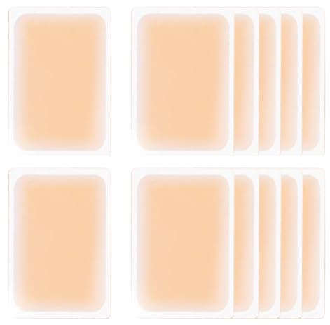 THXFUNAREA 12 Stück Tattoo Cover Up Aufkleber,Abdeckungsband Concealer Aufkleber,Atmungsaktive Und Wasserdichte Haut Concealing Tape Zum Abdecken Von Tätowierungen(heller Hautton)