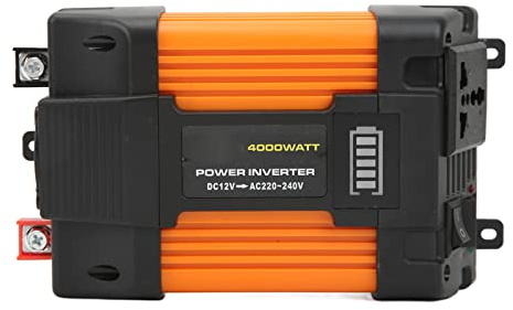 YUKERMARB YUKERMARB Contrôleur de Charge Solaire 30A, écran LCD, Double USB et Onduleur, Paramètres de Charge Réglables, Kit D'énergie Solaire Portable (500W 12V à 220V) (300W 12V à 220V)