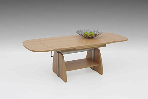 moebelstore24 Couchtisch PICTON Buche Nachbildung Beistelltisch Wohnzimmertisch Tisch