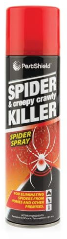 4x Spider & Creepy Crawly Insect Killer spray 200ml
