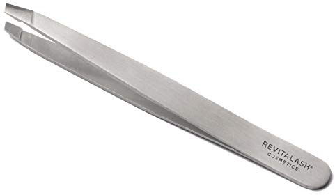 RevitaLash Cosmetics, Precision Tweezers, Slanted Tip, Professional Grade Stainless Steel