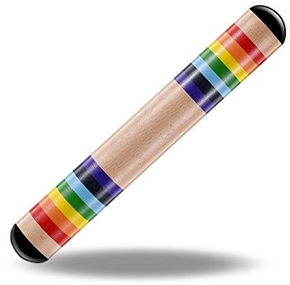 LHKJ Bunt Holz Regenmacher,Kinder Regenstab Musikinstrument,Holz Rainstick für Baby Kleinkinder
