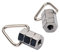 SUPVOX 2pcs Strap Lock Strap Button Banjo Guitar Strap Hook Button for Banjo Guitar Parts (Silver)