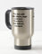 Vixar Mug de voyage thermique personnalisable en acier inoxydable avec photo/texte/logo Blanc ou argenté 414 ml (argent)