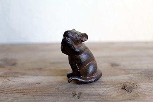 Gwenys Haus Gartenfigur Maus sitzend