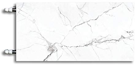 XOF Magnet Heizkörperabdeckung, Heizkörperverkleidung - WEISSER MARMOR
