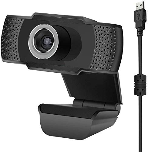 cofi1453® Webcam HD 1080P Kamera FaceTime Mikrofon High-Definition-Webcam Mikrofon kompatibel mit Laptop, Computer