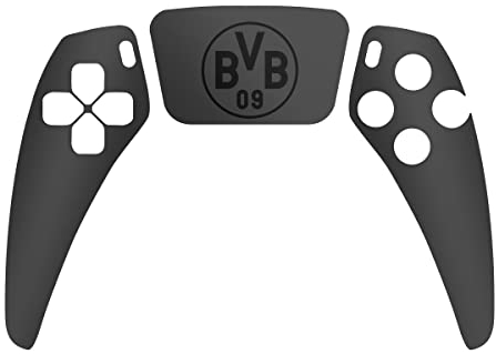 DeinDesign Skin kompatibel mit Sony Playstation 5 Controller PS5 Folie Sticker Borussia Dortmund Logo BVB