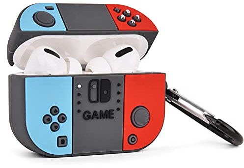 KOREDA Switch Hülle kompatibel mit Airpods Pro Hülle, niedliches 3D-Cartoon-Design, lustig, für Kinder, Mädchen, Teenager, Jungen, weiche Silikon-Hülle, modische Charakter-Hüllen