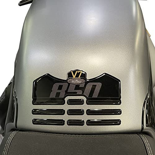 Resin Bike Adesivi Moto Compatibile con Guzzi V7 850 2021 Metal. Protezione Paraserbatoio da Urti e Graffi. Adesivo Resinato con Effetto 3D per Serbatoio Moto