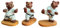 3-teilig Figuren Karate Bär Deko Geschenk Kinder Kampfsport