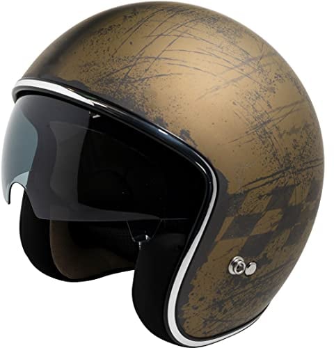 IXS 77 2.5 Jethelm, schwarz/Gold, S