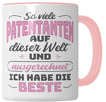 Pagma Druck Patentante Tasse, Keramik, Kaffeetasse, 330 ml, 3098740031
