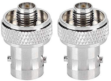 Tyenaza 2 Stück SMA-Buchse auf BNC-Buchse, Adapter, Kompatibel Mit BaoFeng Zwei-Wege-Radio UV-5R FD-880 Project Mobile Antenne