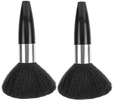 Neck Duster Brush, Hair Cutting Brush Barber and Salon Brush to Remove Loose Hair From Neckline and Ears, Makeup Barber Salon Brush