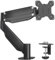 Suptek Ultrawide - Braccio per monitor da 17 a 49 pollici, resistente e curvo, supporta fino a 21 kg, braccio regolabile per monitor da scrivania, supporto VESA da 75/100 mm, nero