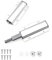 JZK 2 X Silver Push to Open Door Catches Cupboard Magnet Push Latch Release Opener with Screws for Home Kitchen Cabinet Door Furniture Wardrobe and Drawer