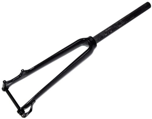 HIMALO 700C Carbon Starre Gabel Scheibenbremse Rennrad-Gabel 1-1/8 Gerade Vorderradgabel Steckachse 12x100mm