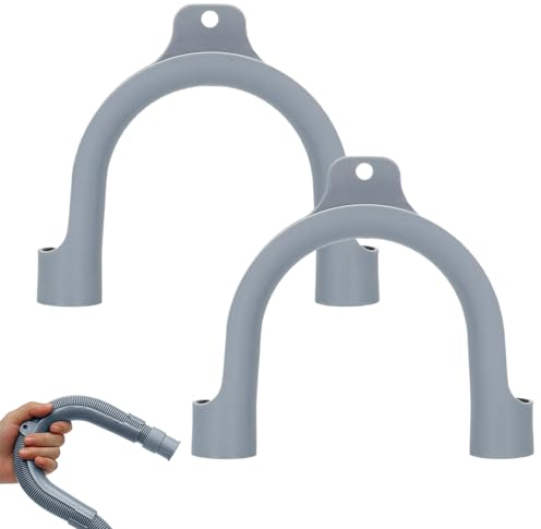 Haltebogen universal Einhängebogen, 2 Stück universal U-förmige Haltebogen, Kunststoff U-förmiger Biegehänge für Waschmaschine Geschirrspüler.