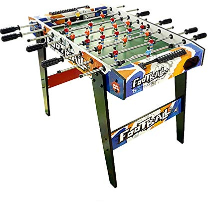 NOALED Professioneller Kickertisch mit 8 Griffen, Fußballtisch aus Holz in Wettbewerbsgröße, Tischfußballspiel für Kinder und Erwachsene zu Hause