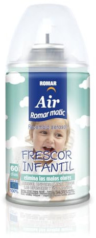Recambio Aerosol - Ambientador de hogar - Spay Refrescante - Pack 6u. - Contenido 250ml/u. - SNOWDVANCE (Frescor Infantil)