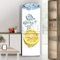 Targawerelax Fridge wraps kitchen fridge stickers cover full doors, fridge sticker full covering door fridge covers skins wall stickers for kitchen decal, Summer lemon in water white