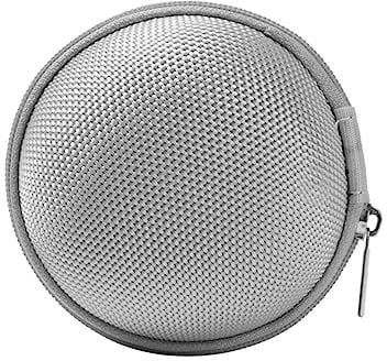 DOITOOL Compatible Mini Hard Case Earphone Bag Storage Box Waterproof and Scratch-resistant for Smart Speaker Gray