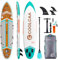 COOLCAA Stand Up Paddling Board mit Premium SUP Zubehör, Tragkraft bis 210kg, SUP Board für Erwachsene und Jugendliche Aller Niveaus