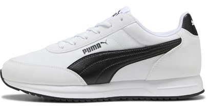 PUMA Unisex R78 LIGHTWIND Sneaker, White Black, 35.5 EU