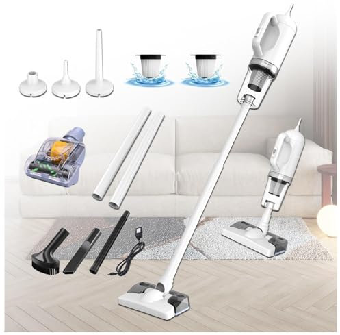 MeLtor Lavapavimenti Senza Filo 5 in 1 Batteria Portatile Ricaricabile, Scopa Elettrica Lava E Aspira per Pulizia Domestica/Capelli/Polvere/Lavapavimenti