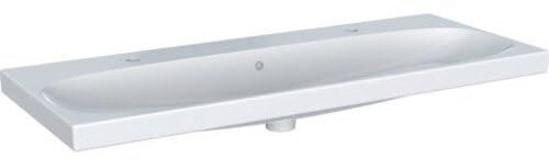 Geberit Acanto Waschtisch, 2 Hahnlöcher, mit Überlauf, 1200x480 mm, 501.880.00.2, Farbe: Weiß