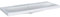 Geberit Acanto Waschtisch, 2 Hahnlöcher, mit Überlauf, 1200x480 mm, 501.880.00.2, Farbe: Weiß